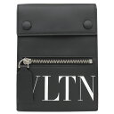 ヴァレンティノ ショルダーバッグ VLTN ロゴ ネックポーチ レザー ブラック ミニバッグ 黒 UY2P0Q83LVN 中古(4)