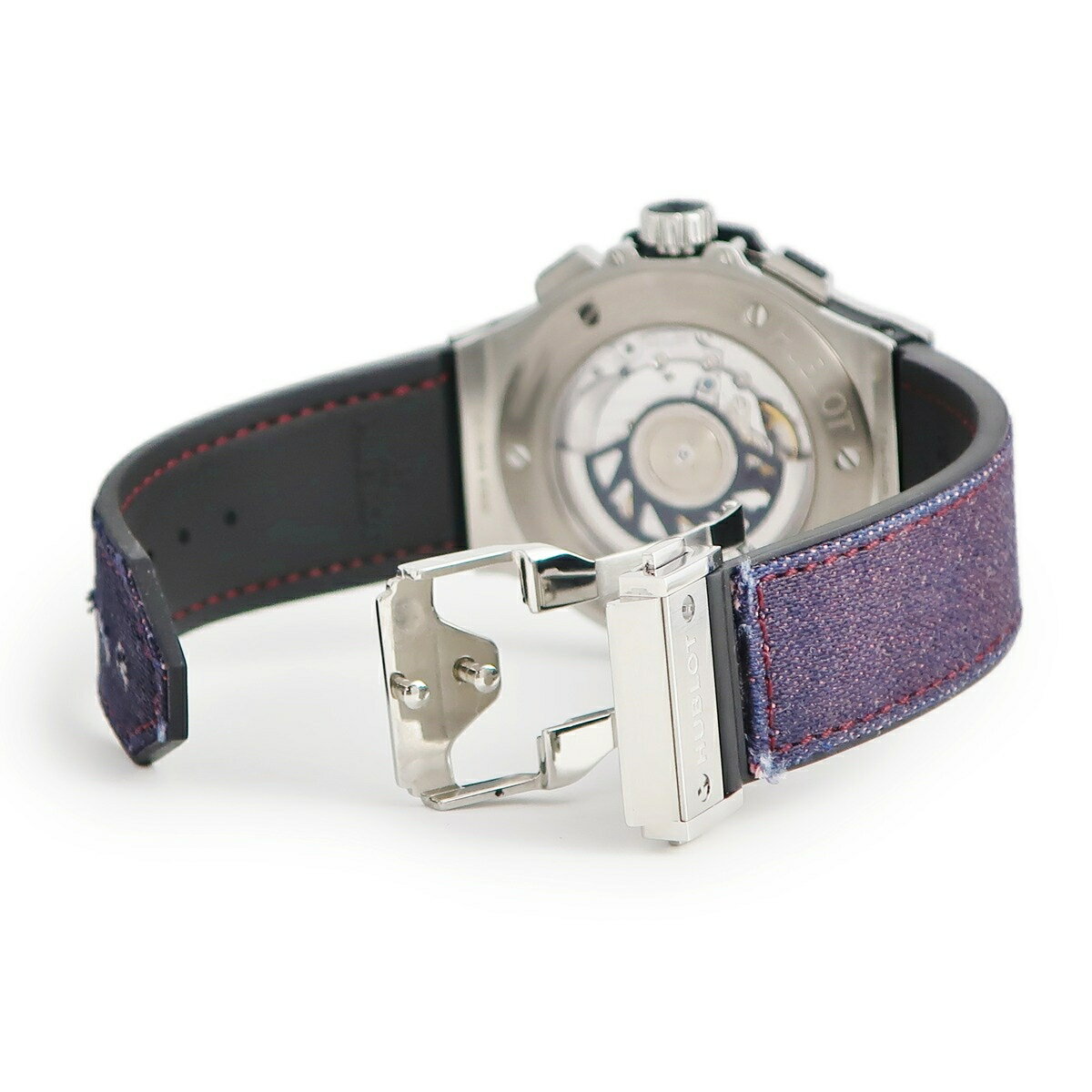 ウブロ ビッグバン パープル ジーンズ ダイヤモンド 341.SX.2790.NR.1104.JEANS 純正ダイヤ 限定 自動巻き