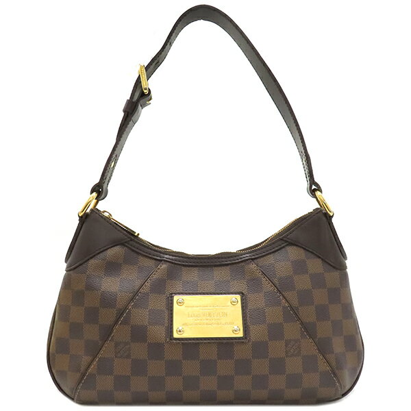 ルイヴィトン ショルダーバッグ テムズPM ダミエキャンバス ブラウン 茶 ハンドバッグ ワンショルダー 肩掛け N48180 中古