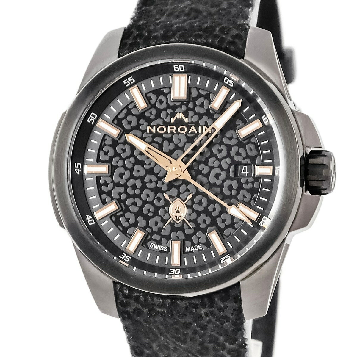 ノルケイン インディペンデンス ハクナミパカ NB3008B03A/LEO303/320BRLP.18B 新品同様 ヒョウ柄 自動..