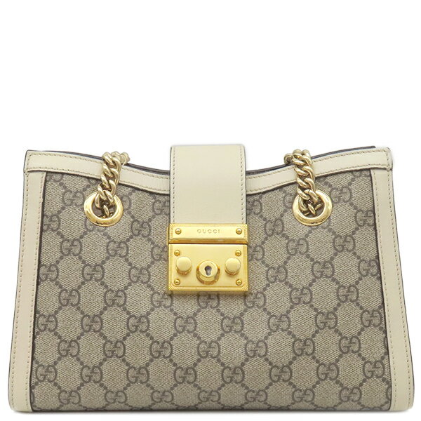■極美品■GUCCI ショルダーバッグ　パドロック　黒　レザー　パール □極美品□GUCCI ショルダーバッグ パドロック 黒 レザー パール