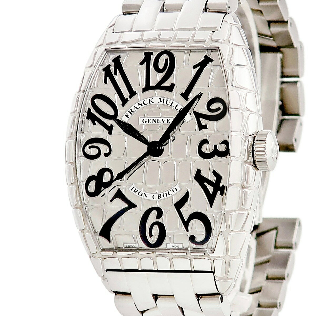 フランクミュラー トノウカーベックス アイアンクロコ 8880SC IRON CRO ビザン数字 シルバー 自動巻き