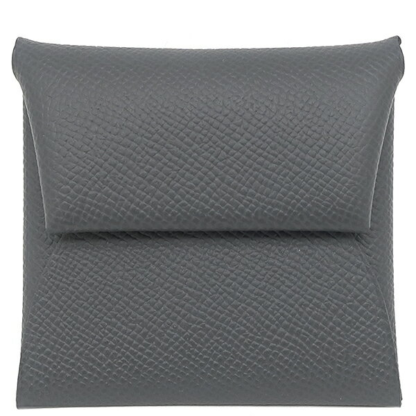 エルメス コインケース バスティア ヴォーエプソン グレー未使用 グレー 中古