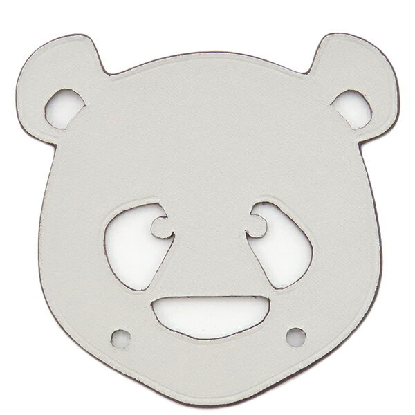 エルメス チャーム プティアッシュ パンダ レザー マルチカラー 黒 チャーム シューズチャーム petit H 中古