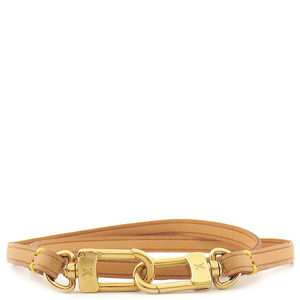 ルイヴィトン ショルダーストラップ 59cm ヌメ革 ベージュ 中古