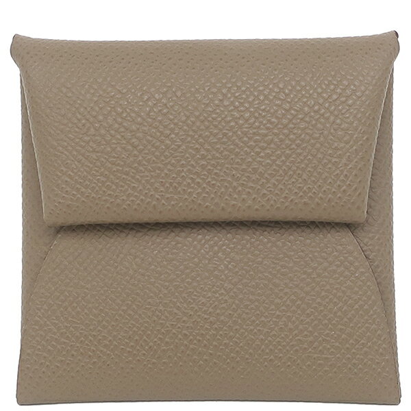 エルメス コインケース バスティア ヴォーエプソン グレー未使用 グレージュ 中古