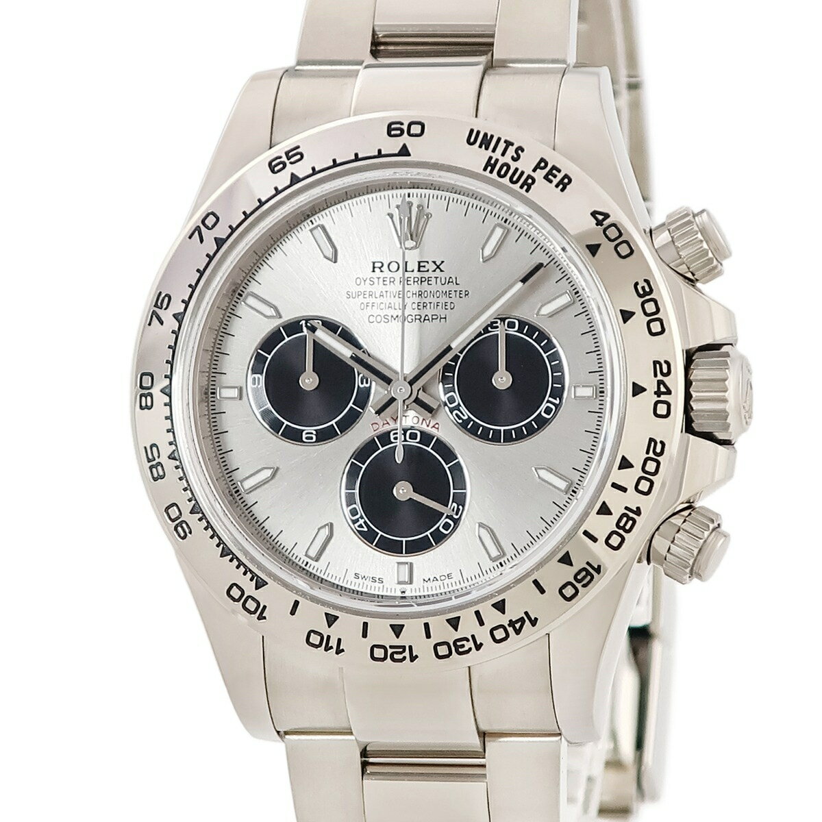 ロレックス コスモグラフ デイトナ 126509 ランダム番 K18WG無垢 シルバー ブラッ...
