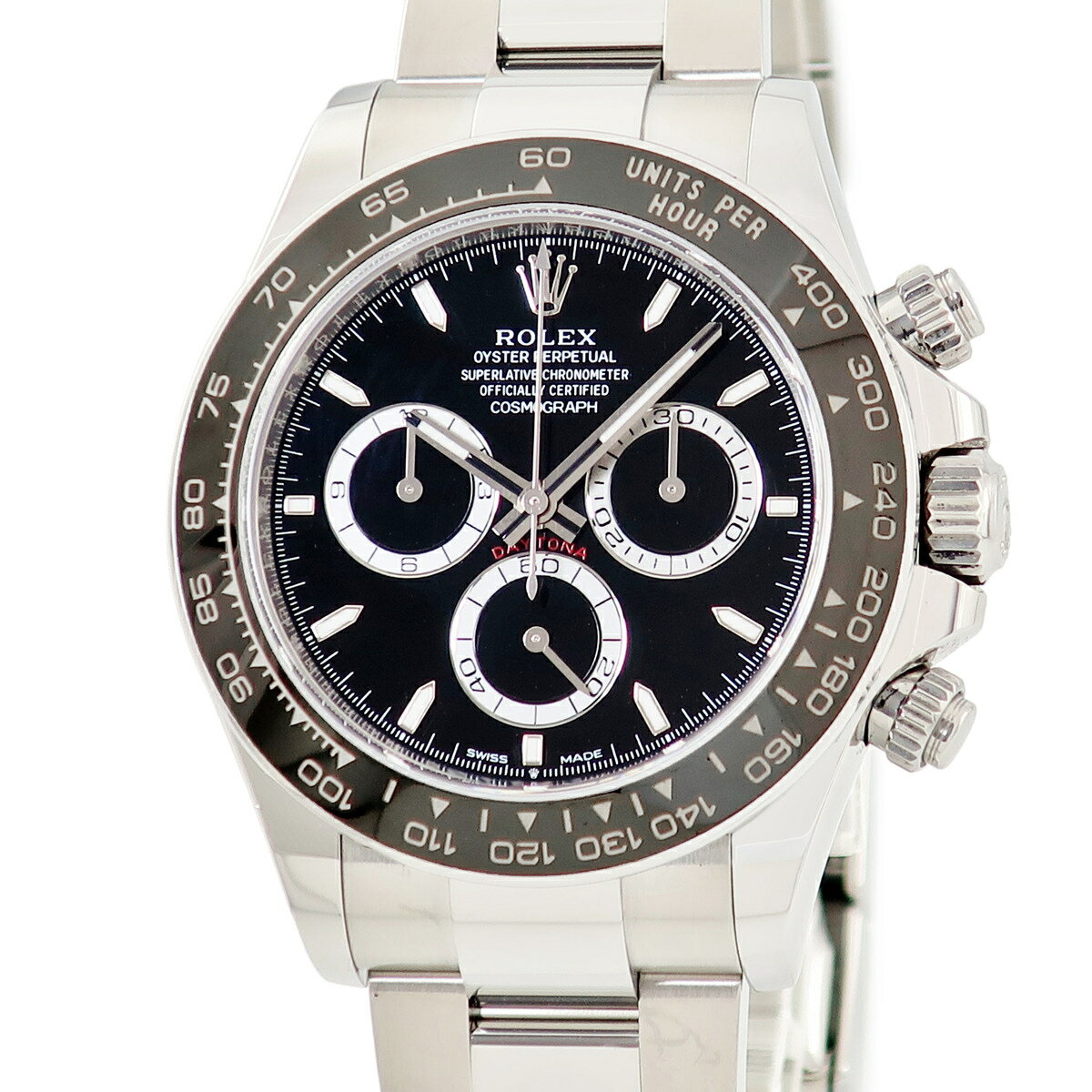 ロレックス コスモグラフ デイトナ 126500LN ランダム番 ブラック クロノグラフ オ...