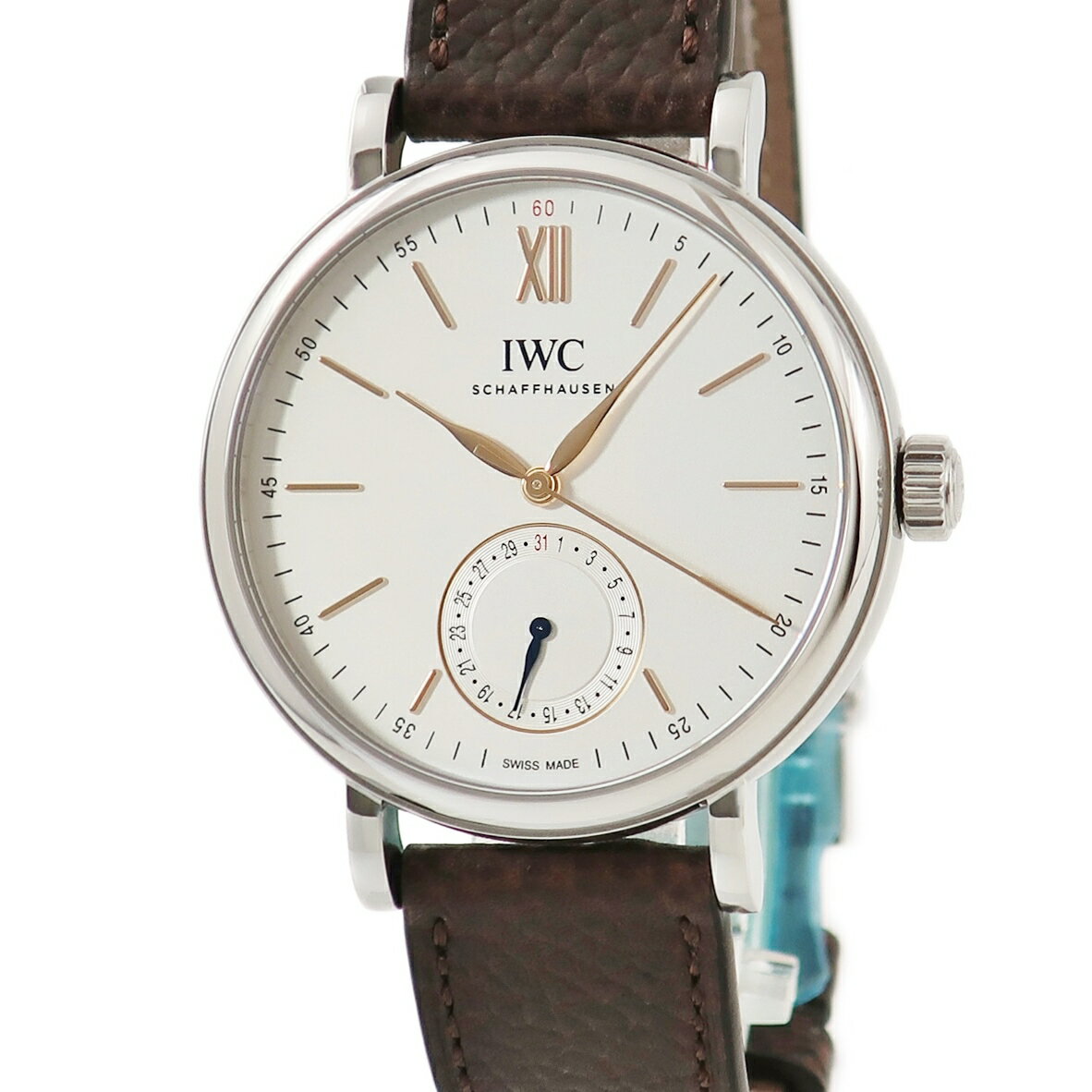 IWC ポートフィノ 腕時計（メンズ） IWC ポートフィノ ポインターデイト IW359201 未使用 バー 自動巻き