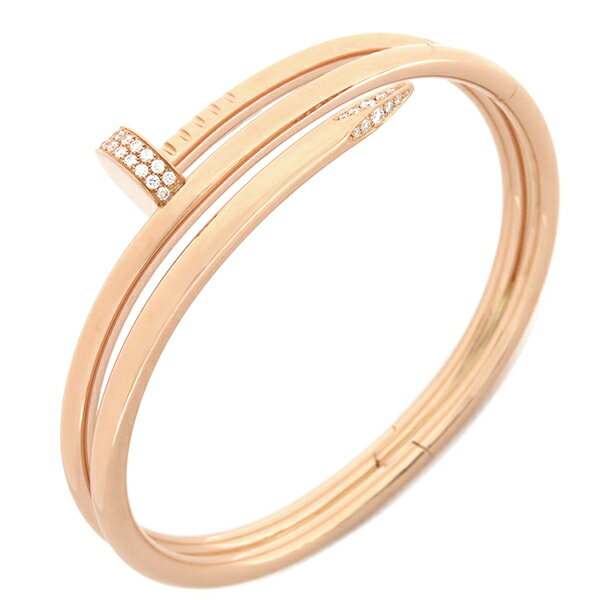 カルティエ Cartier ブレスレット ジュストアンクル K18PG/ダイヤモンド ピンクゴールドCRN6708417 #17 定番 人気 美品 【中古】のサムネイル