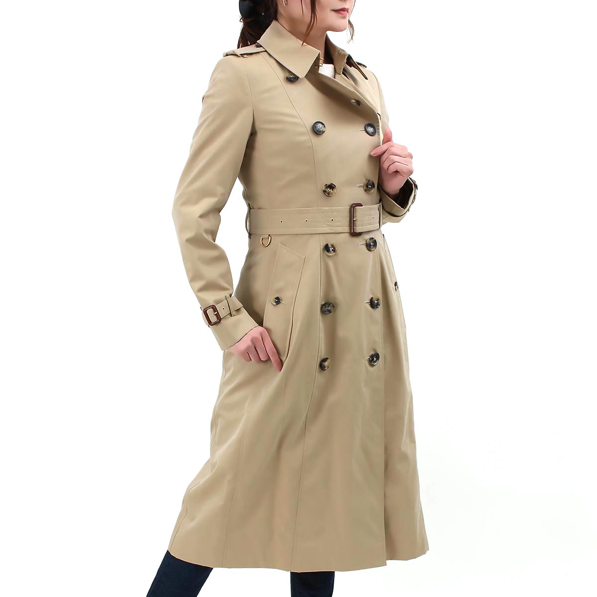 バーバリー トレンチコート アウター レディース チェルシー ハニーベージュ WW CHELSEA LONG DK 70500 4073377 BURBERRYのサムネイル