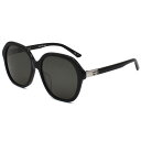 バレンシアガ サングラス メンズ レディース スクエア UVカット ブラック&グレー BB0184SA 001 BALENCIAGA(4)