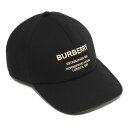 バーバリー キャップ/帽子 メンズ レディース ホースフェリー ベースボールキャップ ブラック&ベージュ MH BBY HRSFRRY BSB CAP 1212...