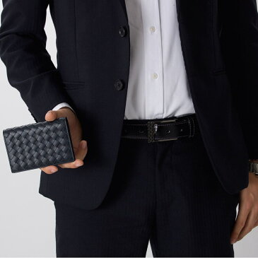 ボッテガヴェネタ (ボッテガ・ヴェネタ) BOTTEGA VENETA カードケース イントレチャート INTRECCIATO ライトトルマリンブルー 120701 V4651 4013 メンズ