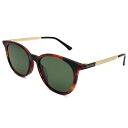 グッチ サングラス メンズ レディース べっ甲 ウェリントン UVカット ハヴァナマーブルブラウン&グリーン GG0830SK 003 GUCCI