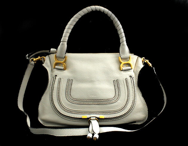 クロエ CHLOE マーシー カーフレザー ハンドバッグ ホワイトベージュ【DOVE】 3S0860161007 【レディース】
