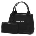 バレンシアガ トートバッグ バッグ レディース ネイビーカバス S ブラック&ブランホワイト 339933 2HH3N 1000 BALENCIAGA