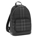 バーバリー リュックサック/バックパック バッグ メンズ ロッコ チャコールチェックグレー ML ROCCO BRT 141900 A8800 8065630 ...