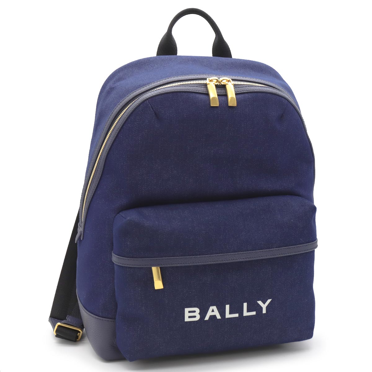 バリー リュックサック/バックパック バッグ レディース トレック マルチマリンブルー&オーロソフト MAK02Q CV043 I5G6O 6306640 BALLY