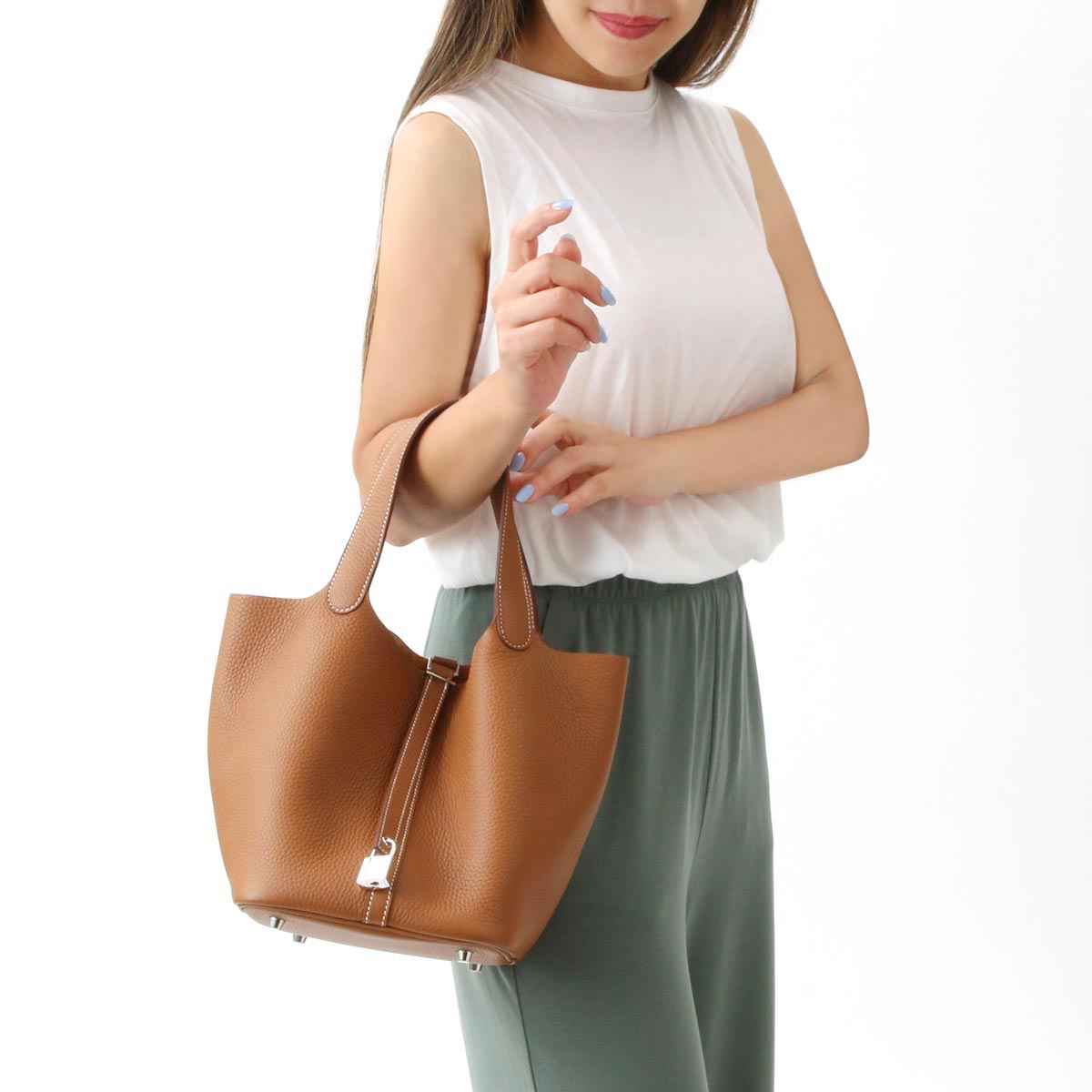 エルメス ハンドバッグ/トートバッグ バッグ レディース ピコタン ロック 22 MM U刻印 20 ...