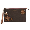 マイケルコース クラッチバッグ/ポーチ バッグ レディース フラワーズ FLOWERS ブラウン 32H6GFAW3B 200 MICHAEL KORS
