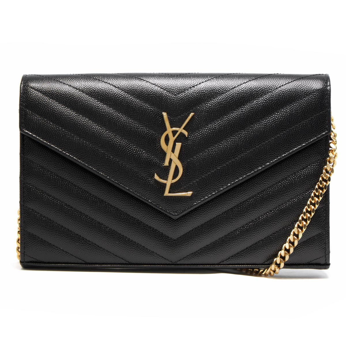 サンローランパリ イヴサンローラン ショルダーバッグ/チェーンウォレット バッグ レディース モノグラム YSL ブラック 377828 BOW01 1000 SAINT LAURENT PARISのサムネイル
