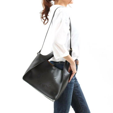 ステラマッカートニー トートバッグ/ショルダーバッグ バッグ レディース ステラ ロゴ ブラック 513860 W8542 1000 STELLA McCARTHNEY