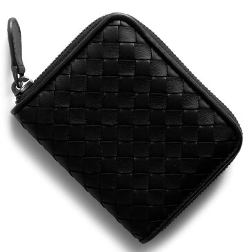ボッテガヴェネタ (ボッテガ・ヴェネタ) 財布 BOTTEGA VENETA コインケース【小銭入れ】 イントレチャート INTRECCIATO ブラック 258468 V001N 1000 メンズ