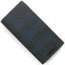 バーバリー 長財布 財布 メンズ キャベンディッシュ チェック ダークネイビー MS CAVENDISH NCE 147586 A2519 8073281 BU...