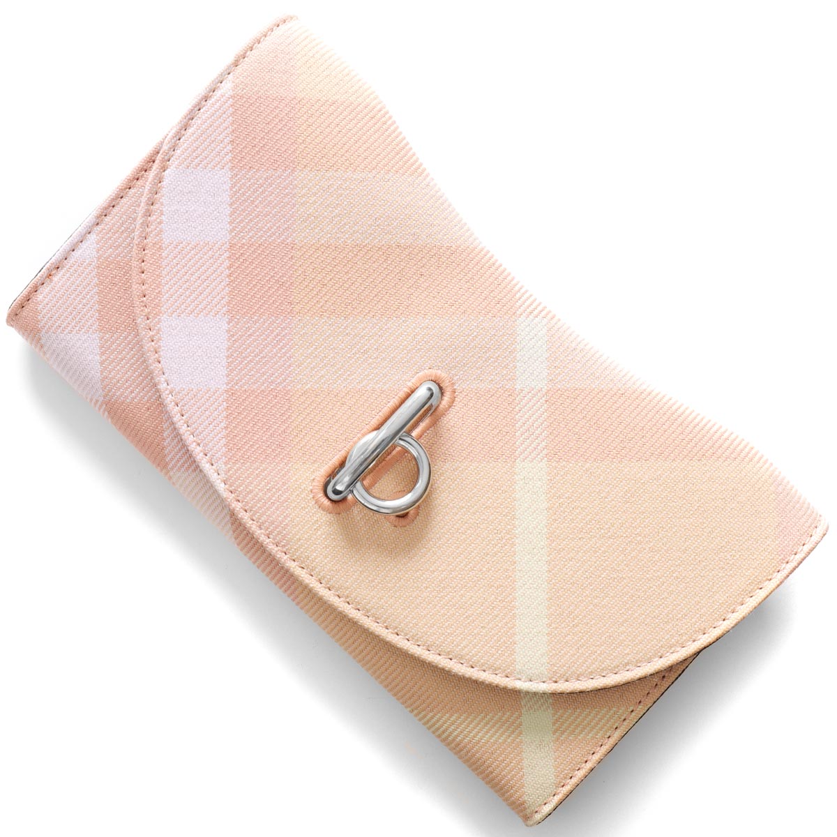 バーバリー 長財布 財布 レディース ロッキングホース バーバリーチェック ピーチピンク LS ROCKING LONG WALLET RY7 153979 A...
