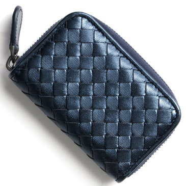 ボッテガヴェネタ (ボッテガ・ヴェネタ) 財布 BOTTEGA VENETA コインケース【小銭入れ】 イントレチャート INTRECCIATO デニムブルー 114075 V0041 4037 メンズ