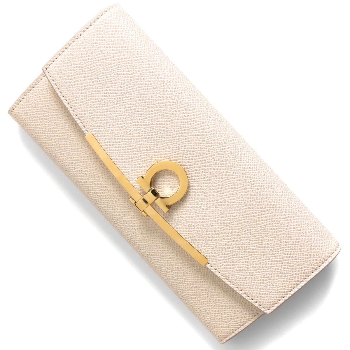 フェラガモ 長財布 財布 レディース ガンチーニ ボーンホワイトベージュ 22D150 BONE 0740815 SALVATORE FERRAGAMOのサムネイル