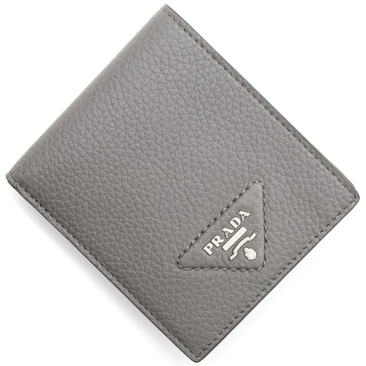 プラダ 財布（メンズ） プラダ 二つ折り財布（札入れ） 財布 メンズ ヴィッテロ ダイノ 三角ロゴ マルモグレー 2MO513 2BBE F0K44 PRADA