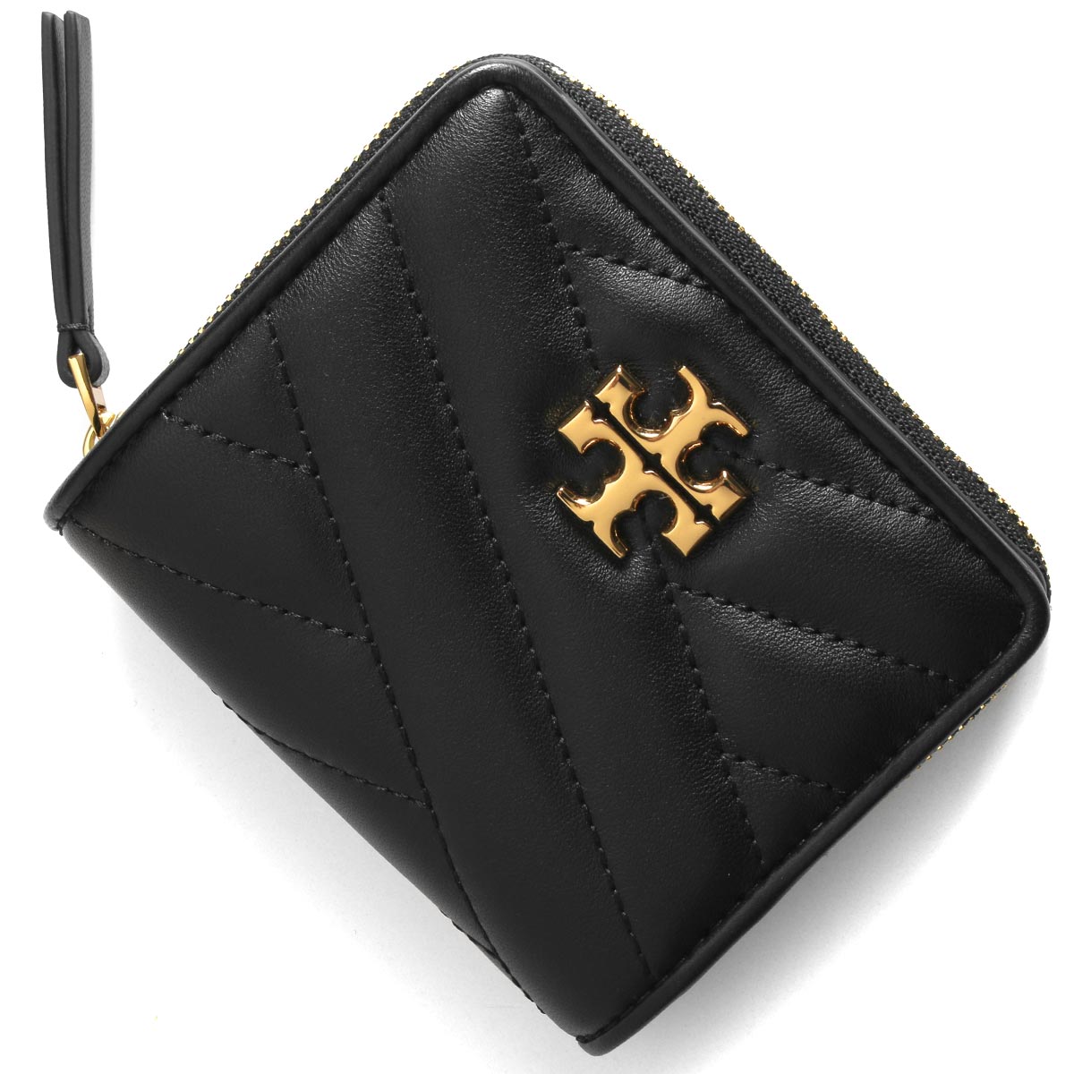 トリーバーチ 二つ折り財布 財布 レディース キラ シェブロン ブラック 56820 001 TORY BURCH