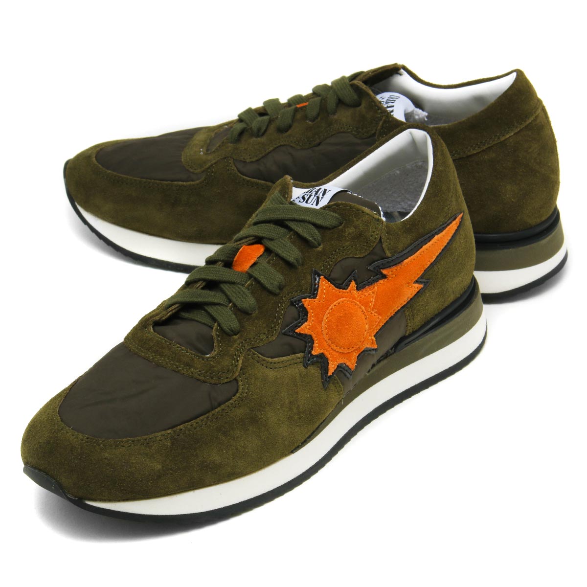 アーバンサン スニーカー シューズ メンズ アレイン ローカット オリーブグリーン ALAIN 103 LACE GREE..
