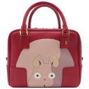 ロエベ LOEWE 2WAYバッグ ジブリコラボ アマソナ 19 坊ネズミ アマソナ レザー レッド A039N10X06 レディース【保存袋】 定番 人気 美品 【中古】