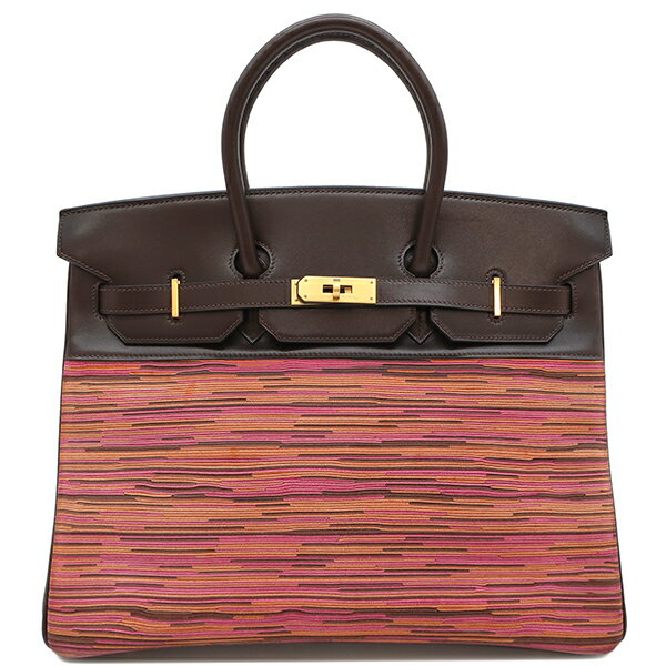 エルメス HERMES ハンドバッグ バーキン35 バーキン ボックスカーフ/ヴィブラート エベーヌ - メンズ レディース ユニセックス【保存袋】 定番 人気 美品 【中古】のサムネイル