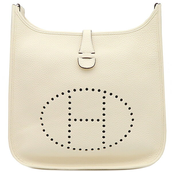 エルメス ショルダーバッグ エヴリン3 PM トリヨンクレマンス ホワイト 白 中古