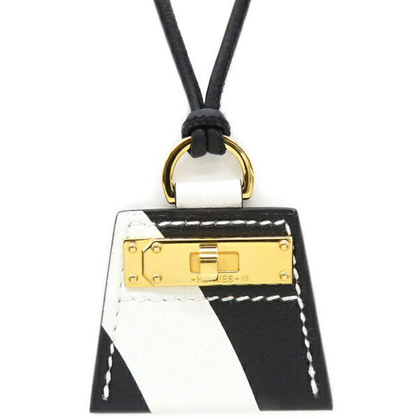 エルメス ネックレス モンプティ ケリーPM ヴォースイフト ブラック ケリーモチーフ 中古のサムネイル