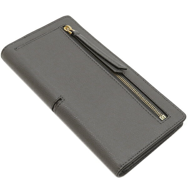 フェンディ 長財布 オーロック コンチネンタルウォレット レザー グレー 二つ折り 8M0470 中古