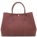 エルメス トートバッグ ガーデンパーティーPM ネゴンダ レッド 赤茶 中古