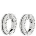 ブルガリ イヤリング B-zero1 ビーゼロワン K18WG シルバー BVLGARI 750 中古