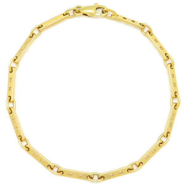 カルティエ　ゴールド ストーン付きブレスレット　18cm CARTIER カルティエ ラブブレス マルチカラーストーン