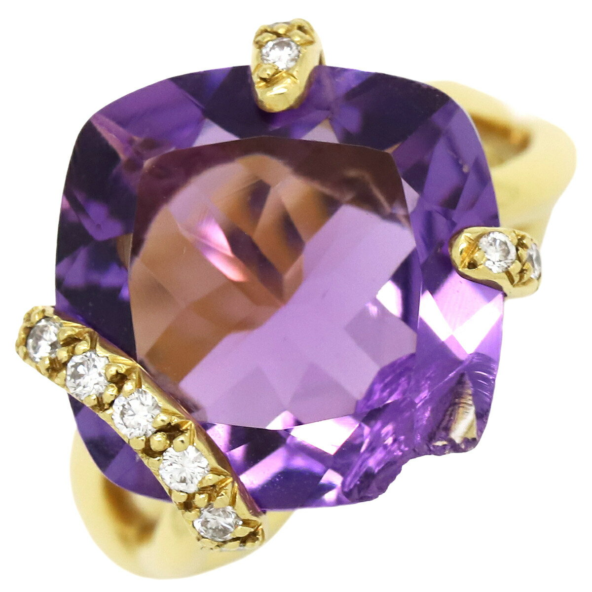 【中古】シャネルリング指輪アメジス...