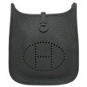 エルメス ショルダーバッグ エヴリンTPM トリヨンクレマンス ブラック未使用 黒 中古