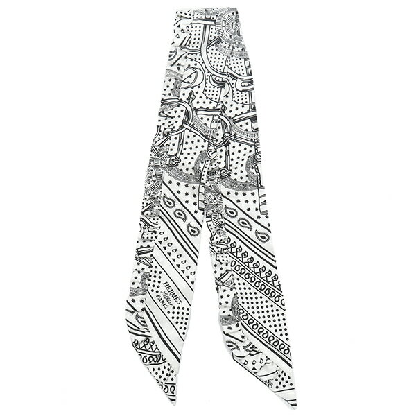 エルメス スカーフ ツイリー シルク ホワイト 【Frilled Eperon d'Or Bandana/フリル エプロンドール ..