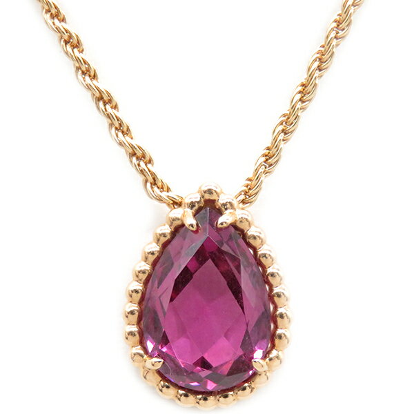 ブシュロン BOUCHERON ネックレス セルパン ボエム ペンダント スモール K18PG/ロードライトガーネット ピンクゴールドJPN00595 定番 人気 美品 【中古】のサムネイル