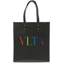 ヴァレンティノ VALENTINO 2WAYバッグ VLTN ロゴ レザー ブラック VY2B0731IUA 定番 人気 美品 【中古】