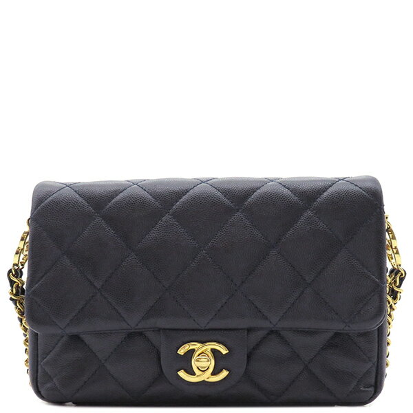 シャネル CHANEL ショルダーバッグ ミニ マトラッセ チェーンショルダー/キャビアスキン ネイビー AS3757 定番 人気 美品 【中古】のサムネイル
