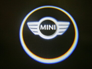 ★送料無料★ BMW MINI ミニ ドアカーテシライト ウェルカムライト ランプ MINIロゴ 左右セット R55 R56 ミニウィング ウイング 10P05Nov16 【RCP】